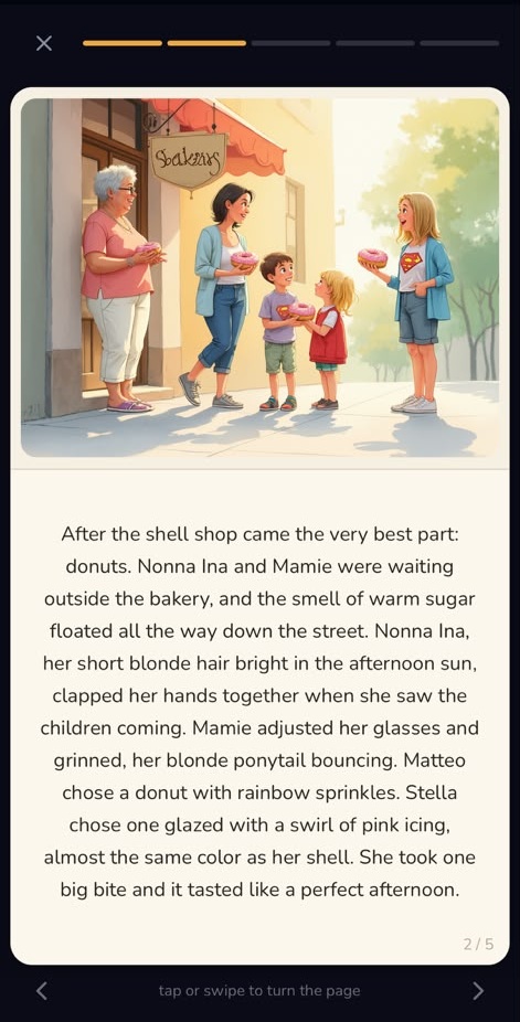 Story page 3 of 7 from a Lunary bedtime story